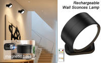 Lámpara De Pared Inteligente Con Sensor Automático LED Recargable Magnética Luz Nocturna Para Cocina Armario Moderno Estilo Luz Diaria Incluye Batería - details 2