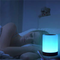 Lámpara Nocturna Recargable Con Sensor De Toque Luz De Mesa Para Dormitorio Colores RGB Dimmable Regalo Para Niños Y Niñas - details 7
