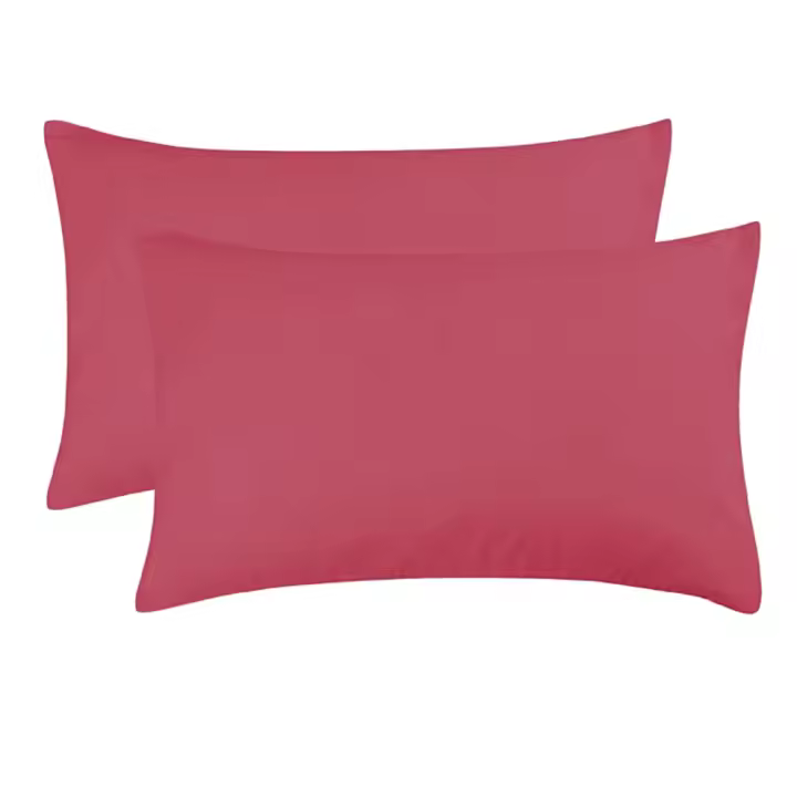 Fundas de Almohada Lisas con Cremallera -  2 Unidades | Poliéster Suave | 10 Colores Neutros y 5 Tallas (70/80/90/135/150 cm) | Lavado Fácil y Durabilidad Garantizada - 1