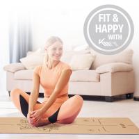 Arebos Esterilla de Yoga TPE Sostenible | Extra Gruesa | Antideslizante | Accesorios Incluidos - details 21