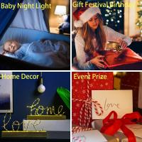 Lámpara De Noche 3D Luz Mágica Anillo Creativo Regalo Para Dormitorio Lámpara De Mesa USB Pequeña Para Leer Antes De Dormir - details 11