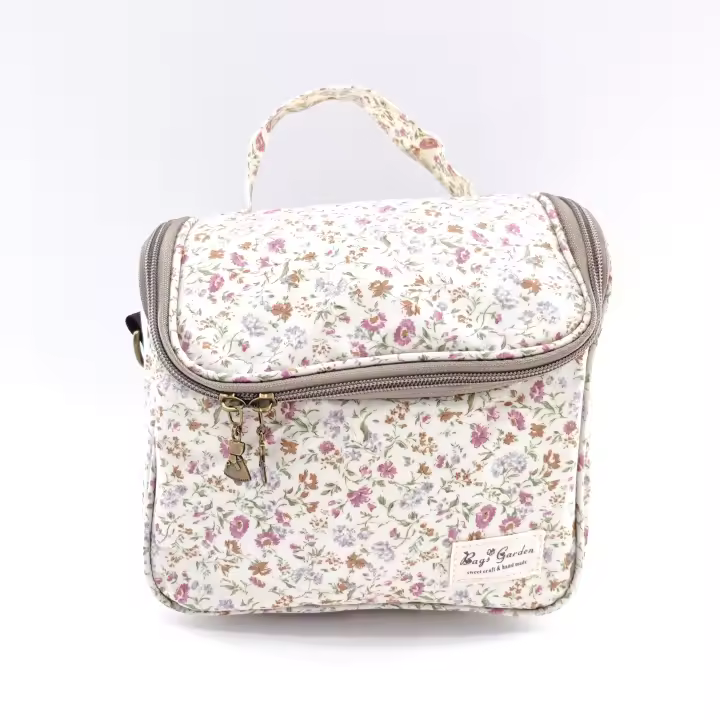Bagsgarden Bolso nevera Impermeable con flores - 1