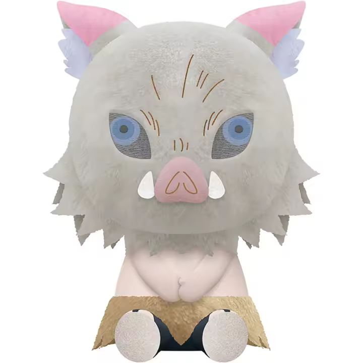 Peluche banpresto big plush kimetsu no yaiba demon slayer inosuke hashibira - 1