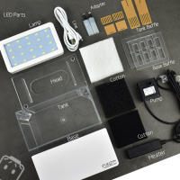 Acuario De Mesa 1.5L Mini Para Betta Peces Con Filtro Y Bomba De Aire USB Luz LED Decoración Marina Sin Contener Químicos Originales En China - details 16
