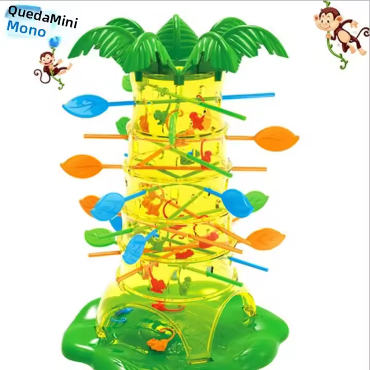 Juego De Mesa Interactivo Para Niños Con Mono Que Saltita Y Caídas Juguete Educativo Para El Desarrollo Del Equilibrio Y La Coordinación Manual-Mental - 1