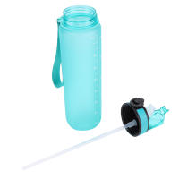 Botella Deportiva De 1000ml Con Tapa Y Marca De Tiempo Para Exteriores Camping Copo De Bebida Portátil Antigrado Y Reutilizable Para Estudiantes - details 14