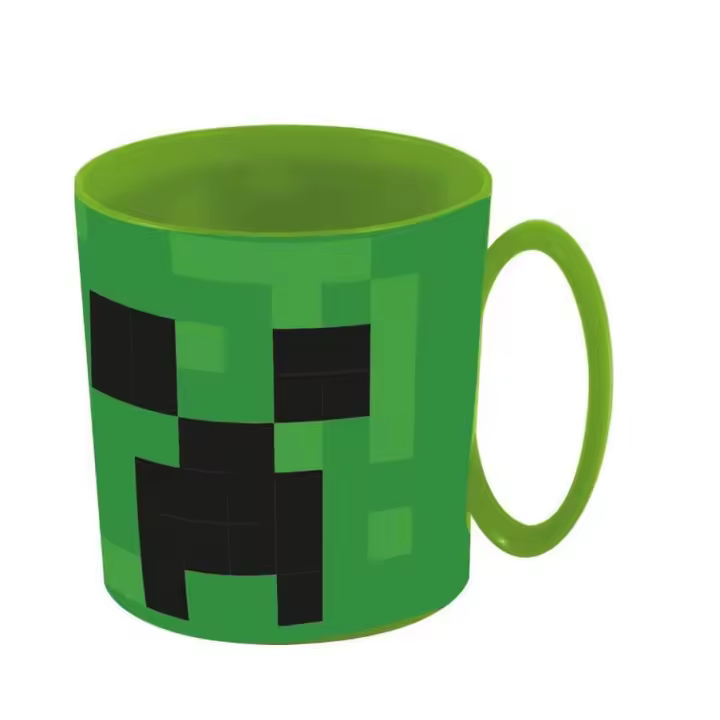 Stor - Minecraft Taza de Plástico apto para Micro 350ml - 1