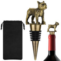 Tapa De Botella De Vino Para Perros/Cats Decorativa De Aleación De Zinc Y Silicona Herramientas De Accesorios Para Vino - details 10