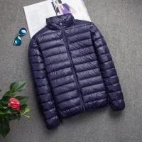 Nueva Marca Chaqueta De Pollo Ligera Para Hombres Otoño Invierno Estilo Casual Con Capucha Corta Ultrafina Y Slim Para Jóvenes - details 1