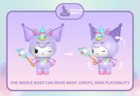Bloques De Construcción Sanrio Unicornio Kuromi My Melody Cinnamoroll Hello Kitty Anime Figura Modelo Juguetes Para Niños Regalos - details 5
