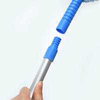 Kit De Limpieza De Hojas De Ventilador De Techo Con Microfibra Cepillo Flexible Para Alta Altura Eliminación De Polvo Y Cobertizos - details 10