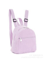 Mochila pequeña de pana para niños, color sólido y multicolor - details 3
