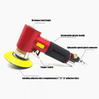 Mini lijadora excéntrica de aire, 1 pulgada, 2 pulgadas, 3 pulgadas, Pulidora neumática de alta velocidad, 15000RPM, Lijadora neumática orbital aleatoria, 4CFM, Entrada de aire 1/4" - details 1