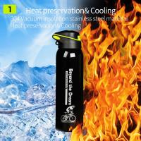 Botella De Agua Para Bicicleta 500ML Acero Inoxidable Termo Doble Capa Con Pajita Para Ciclismo Resistente a Químicos Origien Mainland China - details 3