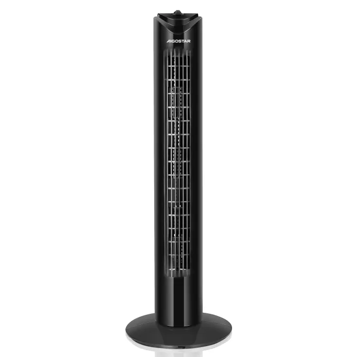 Ventilador de Torre Silencioso, Temporizador 120 min, , 3 Velocidades, Oscilación de 85º, 82 cm de Alto, 45W. - 1