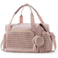 Bolsa de pañales para Bebé, Bolso de mano de gran capacidad, Bolsa de pañales de viaje, Bolsa de hospital para Nacimiento con Bolsa para Chupete - details 7