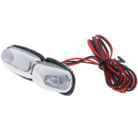 2 Pcs Ojos De Limpia Para Parabrisas Con Bombín De Lavado Y Luz LED Para Coche Jet De Agua Del Parabrisas - details 2