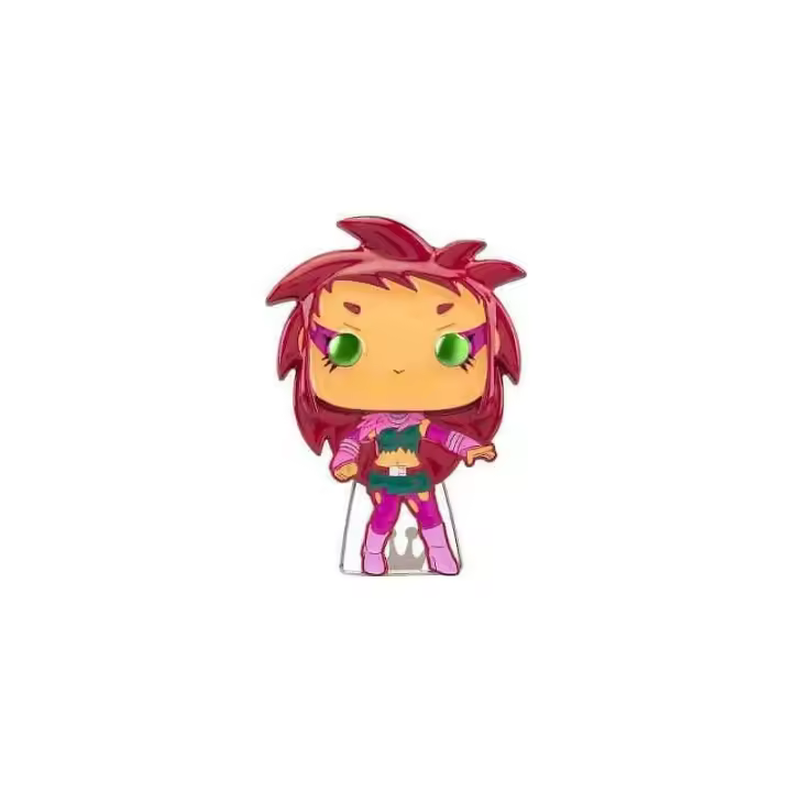 Funko POP! PIN DC Comics - Starfire - Juguete Coleccionable - Niños y Adultos - Fans - Diversidad de Personajes y Temáticas - 1