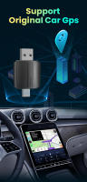 Adaptador De Auto Android a Wireless CarPlay 2 En 1 Para Volvo VW Toyota Skoda Seat Nissan Mazda Lexus Kia Jeep Jaguar Compatible Con Varios Modulos Bluetooth 5.0 Y Wifi 2.4G+5G - details 6
