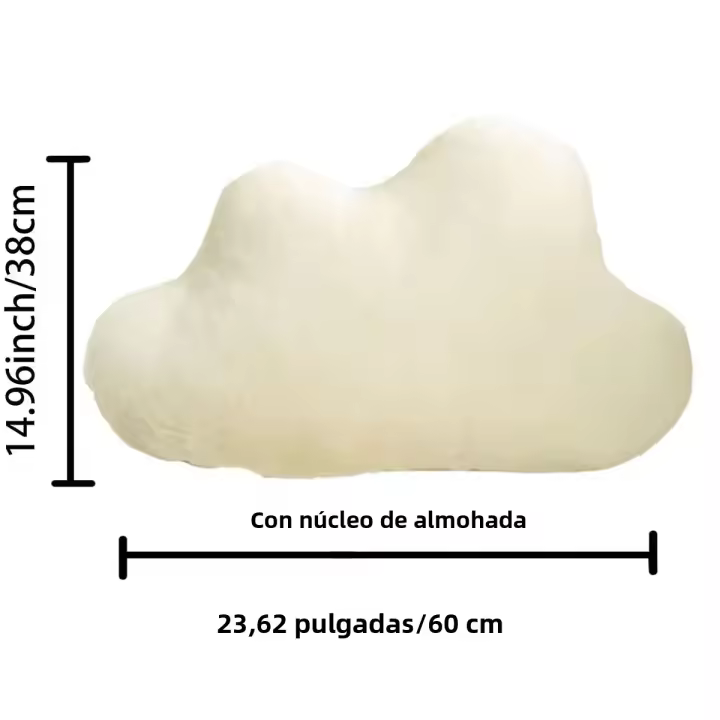 Almohada Suave Y Abrazable De Nube Para Cama Sofá Y Silla Regalo Perfecto Para Amigos Y Familia Relleno De Algodón Tela De Plush - 1