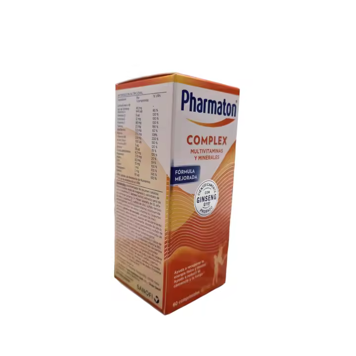 Pharmaton Complex Multivitamínico con Ginseng 60 Comprimidos Compactos - 1