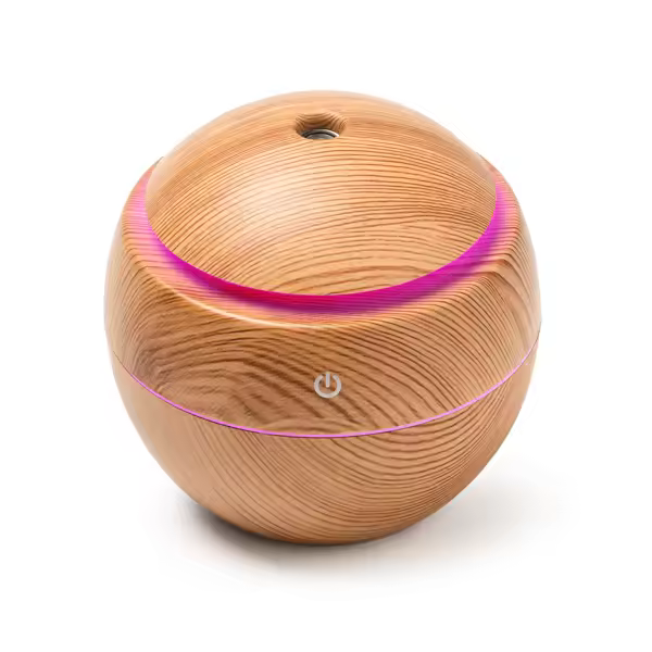 Difusor de aromas y humificador. Genera un ambiente agradable donde desees. Vaporización continua con leds multicolor. - 1