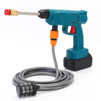 Pistola de lavado de coches de alta presión inalámbrica, pistola de lavado de agua eléctrica, batería recargable, limpiador de agua pulverizada, herramientas eléctricas para el hogar - details 1