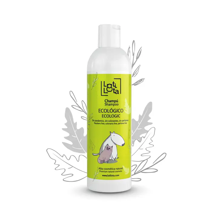 CHAMPÚ LOTI LOTA PARA PERRO Y GATO ECOLÓGICO 500ml. - 1