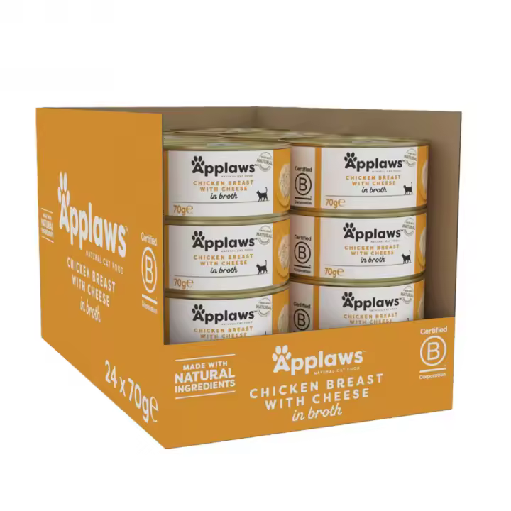 Applaws Lata Gatos 70 Gr Pollo Con Queso 24 X 70 Gr - 1