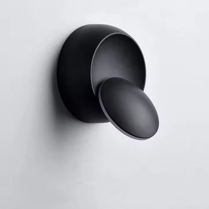 Aplique de pared LED de interior negro, blanco cálido, 5 W, moderno, blanco cálido, creativo, 2 en 1, de hierro, lámpara LED - 1