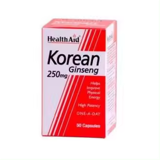 Health Aid Ginseng Coreano (Panax Ginseng) 250 Mg 50 Caps.. - 1