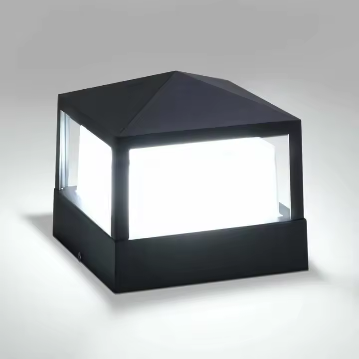 Foco empotrable para exteriores, lámpara de poste, lámpara de puerta de pilar, lámpara de columna de luz exterior, Villa Ip65, impermeable, aluminio, jardín, paisaje, césped, puerta, valla, luz de entrada, blanco frío - 1