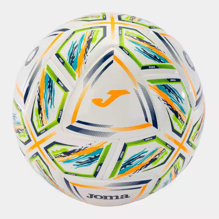 Balón Fútbol Joma Halley II 401268 Blanco Turquesa Flúor 214 - 1