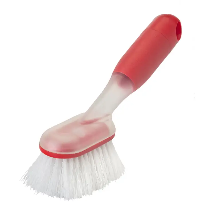VIGAR® - Cepillo Extrafuerte Rengø Rojo con Dosificador de Jabón - Cepillo Dispensador de Jabón con Fibras Fuertes - Elimina la Suciedad Fácilmente - 1