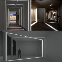Lámpara De Pared LED De 360° Para Decoración De Pasillos Y Habitaciones Iluminación Moderna Ajustable Y Eficaz Energía - details 6