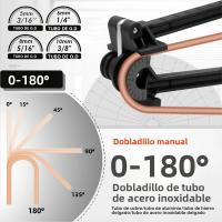 Juego De Herramientas De Doceño De Tubo 4 En 1 180° Para Cobre Aluminio Acero Inoxidable Fino Herramienta Multifuncional Para Reparación De Plomería - details 1