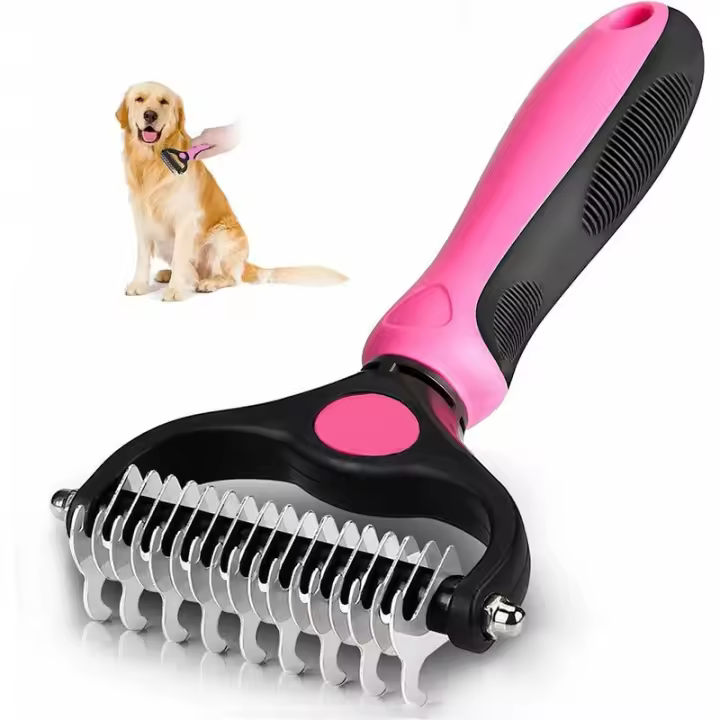 Peine profesional para el cuido de perros y Gatos para Perros de pelo Largo, rstrillo de ASEO para perros y Gatos - 1