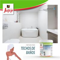 Pintura para techos de baño Jafep Posee efecto hidrofugante y alta transpiración. Es ideal para uso en techos de cuartos de baño. - details 2