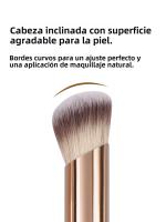 MAANGE 5 Pcs Cepillos De Maquillaje Portátiles Para Viajes Cepillo De Polvo Cepillo De Rubor Cepillo De Base Cepillo De Contorno Regalo De San Valentín - details 4