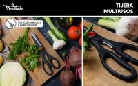 LA MOUSTACHE Juego de Cuchillos de Cocina Profesionales con Pelador y Tijeras, 7 Piezas - Mármol - details 2