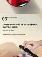 GELAIBO Hervidor Eléctrico De 1.8 Litros Capacidad Grande Acero Inoxidable Estilo Europeo Moda Diseño Mechanical Temperatura Fuente De Alimentación 240V - details 4