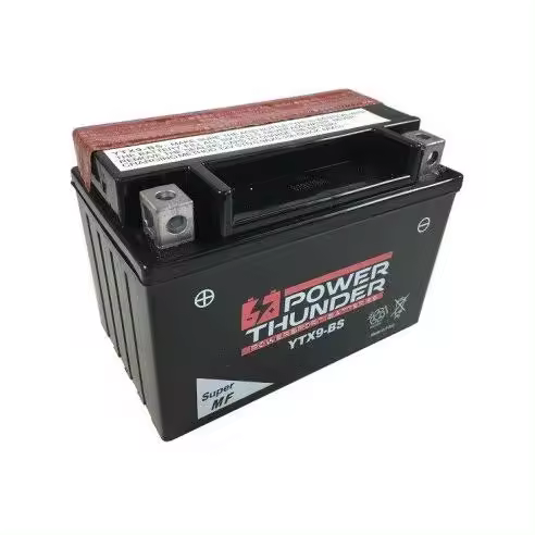 Batería power thunder YTX9-BS 12v 8ah sellada y activada - 1