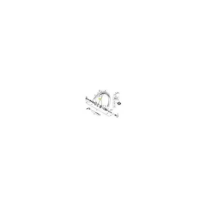 SHIMANO Trasero Izquierdo WH-RS81 C35 270MM - 1