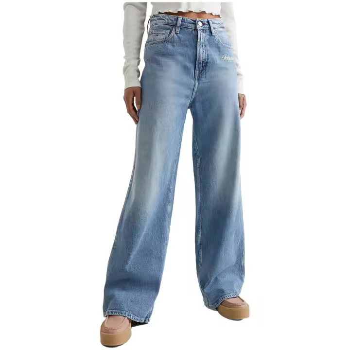 Vaqueros Jeans Tommy Jeans Claire High Rise Wide para mujer en color azul - 1