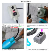 Ducha De Camping Portátil Y Set De 20L Con Bomba Eléctrica Para Lavar Coche Riego De Plantas Y Limpieza De Animales De Compañía Herramienta Multifuncional Para Viajes Al Aire Libre - details 2