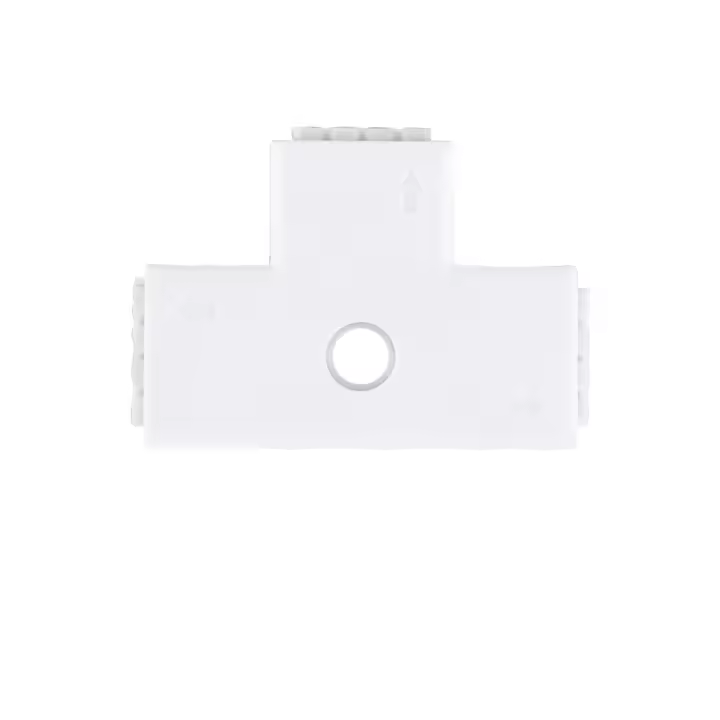 Ledkia Conector Rápido Tipo 'T' Tira LED 12/24V RGB - 1