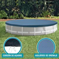 ntex 50966 - Cobertor para Piscinas Desmontables Metal y Prism Frame 305 /366 /457cm - details 1
