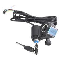 Acelerador de Pulgar Con Pantalla LED de Voltimetro y Llave, interruptor de encendido Para Patinete Eléctrico Ice Q5 Evolution y Bicicleta Eléctrica - details 2