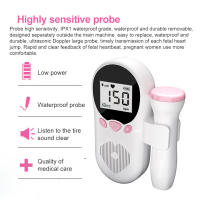 Monitor De Ritmo Cardíaco Fetal Ultrasonido 3.0MHz Detector De Latidos Del Bebé Para Embarazadas Dispositivo De Monitoreo Doppler - details 5