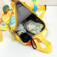 Mochila De Dinosaurio Cartoon Para Bebé Niños Y Niñas Ajustable Casual Material Nylon Tamaño 22*18*9cm Para Jardín De Infantes - details 5
